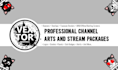 design professional channel art and streaming packages