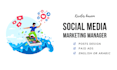 be your social media marketing manager and content creator