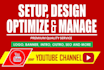 create youtube channel with full setup and design