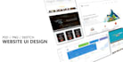 design outstanding PSD web template or website interface