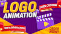 do a professional logo animation or youtube intro in 4k