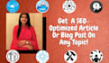 do expert SEO creative writing for  articles and blog posts