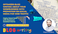 blog about ur business, twitter, fb share for 1000 visitors