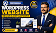 design redesign, and develop a wordpress website for business or ecommerce
