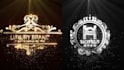 make golden silver particle logo animation intro 4k