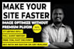 do wordpress seo onpage and wordpress speed optimization in 24 hours