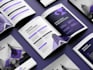 design a custom modern bifold brochure or company profile