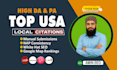 do 350 USA local citations and directory submission