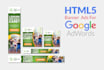 design animated HTML5 banner ads for google adwords