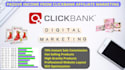 create an automated clickbank earning website
