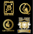 mascot lion tiger crown logo or tshirt design