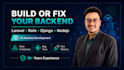 build or fix your laravel, rails, django, nodejs backend using ai