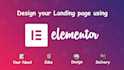 create landing page or webpage using elementor page builder