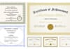 design unique and professional certificate