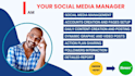 be your social media manager to skyrocket your business