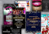 design invitation for print and digital card for your events