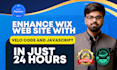 code web modules for your wix site in HTML and javascript