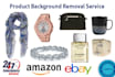 do photoshop background removal and cutout 25 images