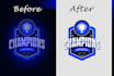 change logo color, transparent background, recolor, png