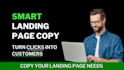 copywrite original landing page copy for ecommerce stores and local businesses