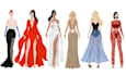 draw a beautiful fashion illustration