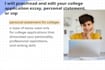 proofread and edit your college application essay, personal statement, or sop