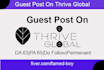 guest post on thrive global