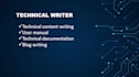 write technical articles, user manuals and documentation