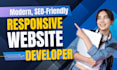 build a modern, responsive, SEO friendly website