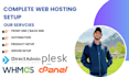 design and set up your web hosting website with whmcs