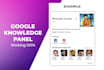 create google or bing knowledge graph for your personal and companies