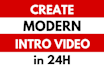 make logo intro animation in 4k