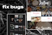 fix bugs in html, css, javascript code