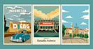 make a vintage or retro poster with an amazing design