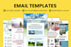 design creative responsive email design in HTML or canva
