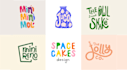 do unique and fun logo design with custom fonts