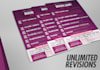 create a business flyer design or postcard design