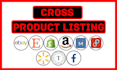 do cross listings, product listing, ebay listing, poshmark listing