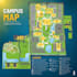 design branded campus arena maps for schools, parks, universities and events