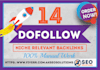 do 14 niche relevant dofollow blog comment backlinks