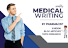offer professional medical writing services for health blog