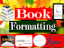 book formatting for paperback, ingramspark, lulu, smashword, kids book format