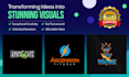design business animated gaming website youtube logo design