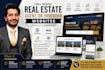 do real estate agent website design in wix, wordpress or gohighlevel integration