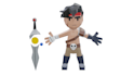 create a 3d low poly model