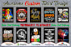 make custom tshirt design unique for your clothing business