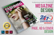 create a magazine cover, ad 24 hours