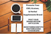 promote your cbd kratom brand