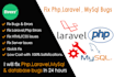 fix or develop any laravel,php,codeigniter,wordpress website