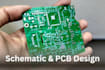 design schematic and pcb in altium or easyeda